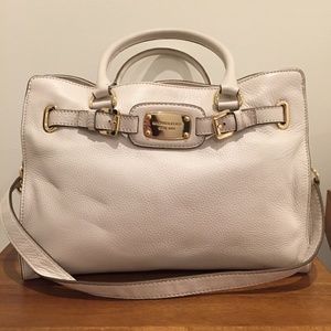 Michael Kors Hamilton Large Leather Satchel